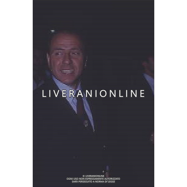 DIAP-RETROSPETTIVA SILVIO BERLUSCONI IMPRENDITORE E POLITICO NELLA FOTO SILVIO BERLUSCONI NELL\'ANNO 1988-1989 AG ALDO LIVERANI SAS