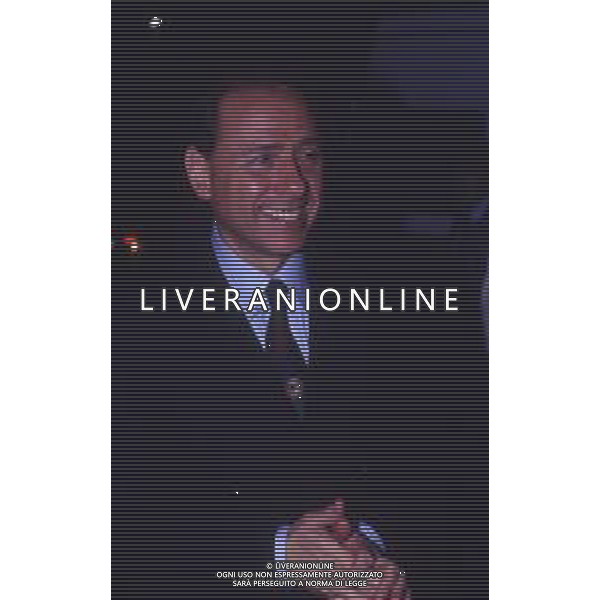 DIAP-RETROSPETTIVA SILVIO BERLUSCONI IMPRENDITORE E POLITICO NELLA FOTO SILVIO BERLUSCONI NELL\'ANNO 1988-1989 AG ALDO LIVERANI SAS