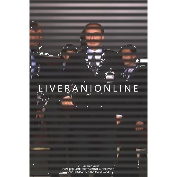 DIAP-RETROSPETTIVA SILVIO BERLUSCONI IMPRENDITORE E POLITICO NELLA FOTO SILVIO BERLUSCONI NELL\'ANNO 1988-1989 AG ALDO LIVERANI SAS