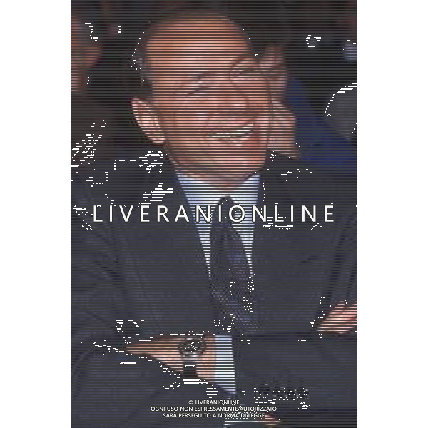 DIAP-RETROSPETTIVA SILVIO BERLUSCONI IMPRENDITORE E POLITICO NELLA FOTO SILVIO BERLUSCONI NELL\'ANNO 1988-1989 AG ALDO LIVERANI SAS