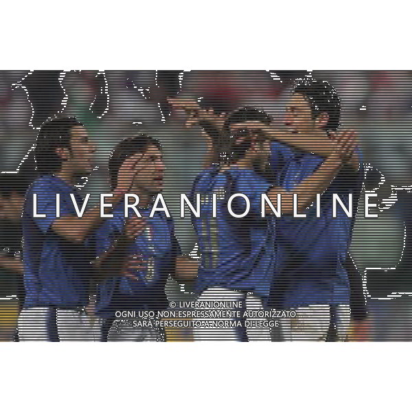 ITALIA-GERMANIA NELLA FOTO: ESULTANZA DEL GOL DI TONI PH ANDRY/AG LIVERANI