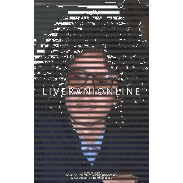 DIAP-RETROSPETTIVA ANGELO BRANDUARDI CANTANTE NELLA FOTO ANGELO BRANDUARDI NELL\'ANNO 1982 AG ALDO LIVERANI SAS