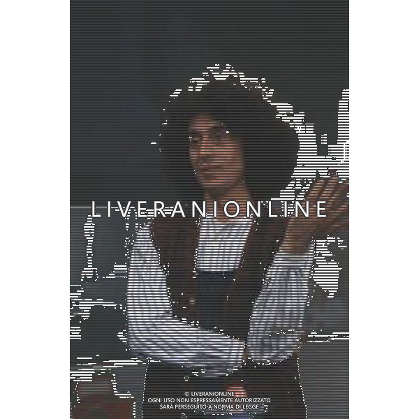 DIAP-RETROSPETTIVA ANGELO BRANDUARDI CANTANTE NELLA FOTO ANGELO BRANDUARDI NELL\'ANNO 1982 AG ALDO LIVERANI SAS