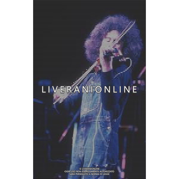 DIAP-RETROSPETTIVA ANGELO BRANDUARDI CANTANTE NELLA FOTO ANGELO BRANDUARDI NELL\'ANNO 1982 AG ALDO LIVERANI SAS