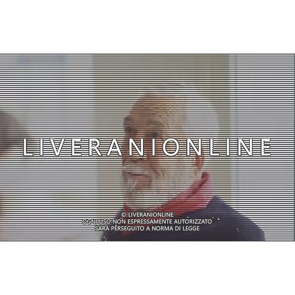 DIAP-RETROSPETTIVA JOHN HUSTIN ATTORE NELLA FOTO JOHN HUSTON A CANNES NELL\'ANNO 1984 AG ALDO LIVERANI SAS