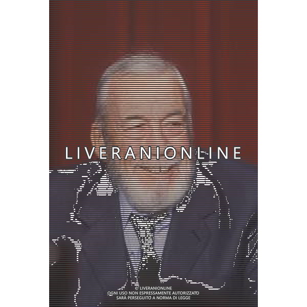 DIAP-RETROSPETTIVA JOHN HUSTIN ATTORE NELLA FOTO JOHN HUSTON A CANNES NELL\'ANNO 1984 AG ALDO LIVERANI SAS