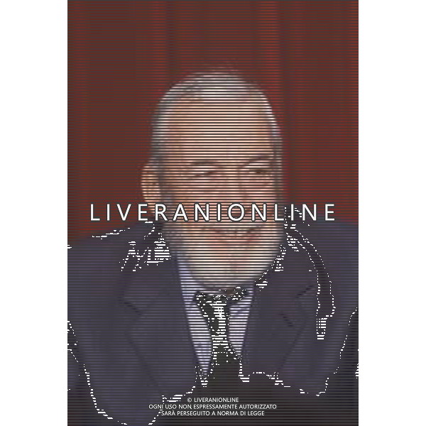 DIAP-RETROSPETTIVA JOHN HUSTIN ATTORE NELLA FOTO JOHN HUSTON A CANNES NELL\'ANNO 1984 AG ALDO LIVERANI SAS