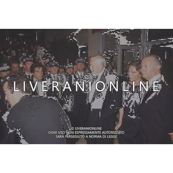 DIAP-RETROSPETTIVA JOHN HUSTIN ATTORE NELLA FOTO JOHN HUSTON A CANNES NELL\'ANNO 1984 AG ALDO LIVERANI SAS