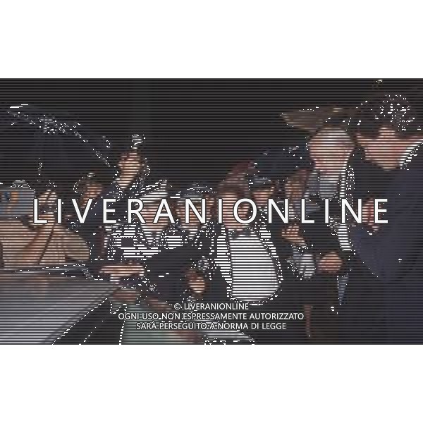 DIAP-RETROSPETTIVA JOHN HUSTIN ATTORE NELLA FOTO JOHN HUSTON A CANNES NELL\'ANNO 1984 AG ALDO LIVERANI SAS