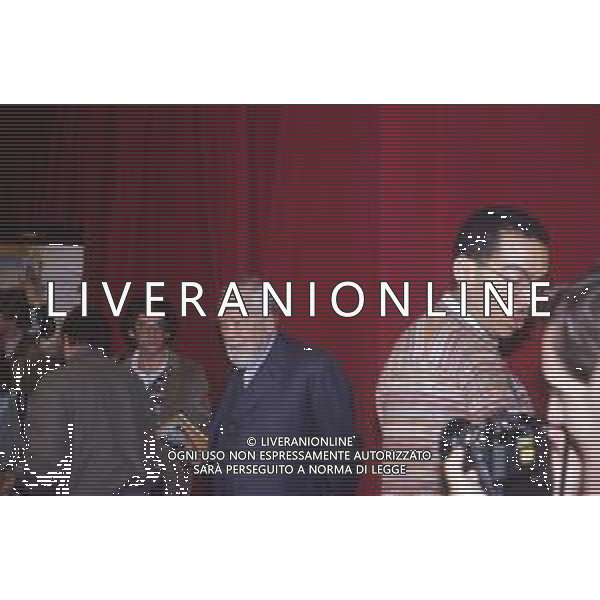 DIAP-RETROSPETTIVA JOHN HUSTIN ATTORE NELLA FOTO JOHN HUSTON A CANNES NELL\'ANNO 1984 AG ALDO LIVERANI SAS