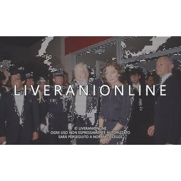 DIAP-RETROSPETTIVA JOHN HUSTIN ATTORE NELLA FOTO JOHN HUSTON A CANNES NELL\'ANNO 1984 AG ALDO LIVERANI SAS