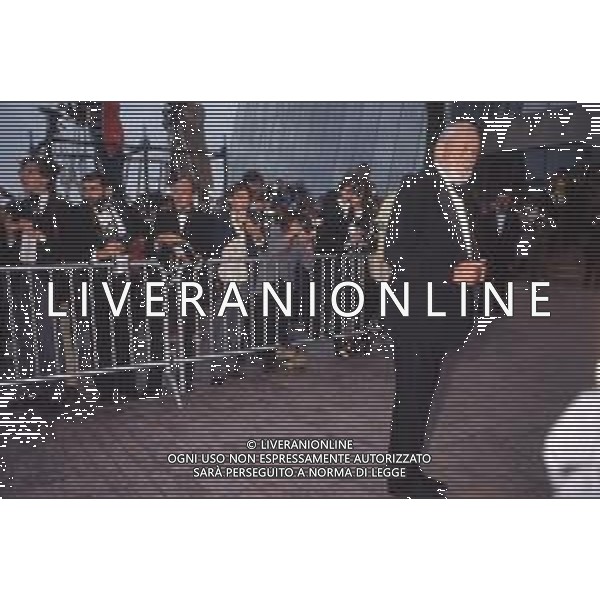 DIAP-RETROSPETTIVA JOHN HUSTIN ATTORE NELLA FOTO JOHN HUSTON A CANNES NELL\'ANNO 1984 AG ALDO LIVERANI SAS