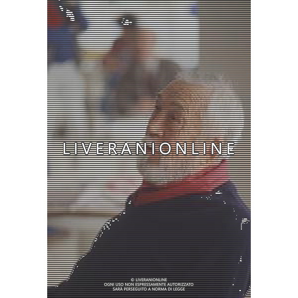 DIAP-RETROSPETTIVA JOHN HUSTIN ATTORE NELLA FOTO JOHN HUSTON A CANNES NELL\'ANNO 1984 AG ALDO LIVERANI SAS