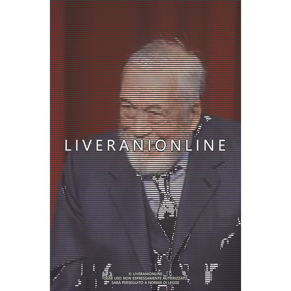 DIAP-RETROSPETTIVA JOHN HUSTIN ATTORE NELLA FOTO JOHN HUSTON A CANNES NELL\'ANNO 1984 AG ALDO LIVERANI SAS