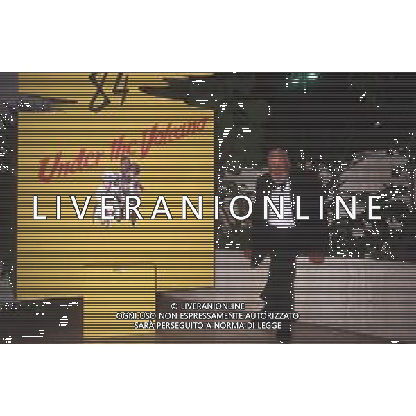 DIAP-RETROSPETTIVA JOHN HUSTIN ATTORE NELLA FOTO JOHN HUSTON A CANNES NELL\'ANNO 1984 AG ALDO LIVERANI SAS