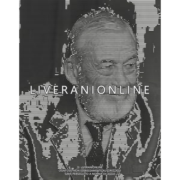 NEG-RETROSPETTIVA JOHN HUSTIN ATTORE NELLA FOTO JOHN HUSTON A CANNES NELL\'ANNO 1984 AG ALDO LIVERANI SAS