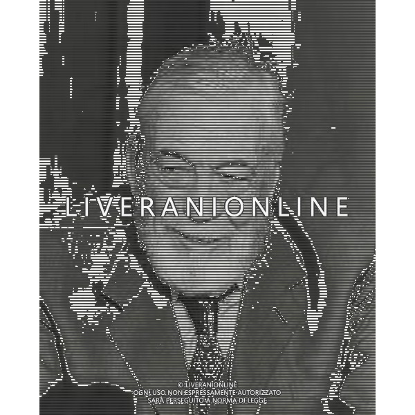 NEG-RETROSPETTIVA JOHN HUSTIN ATTORE NELLA FOTO JOHN HUSTON A CANNES NELL\'ANNO 1984 AG ALDO LIVERANI SAS