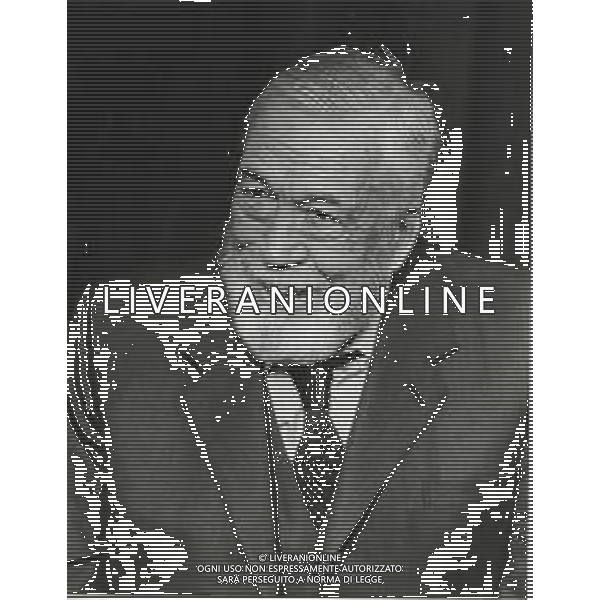 NEG-RETROSPETTIVA JOHN HUSTIN ATTORE NELLA FOTO JOHN HUSTON A CANNES NELL\'ANNO 1984 AG ALDO LIVERANI SAS