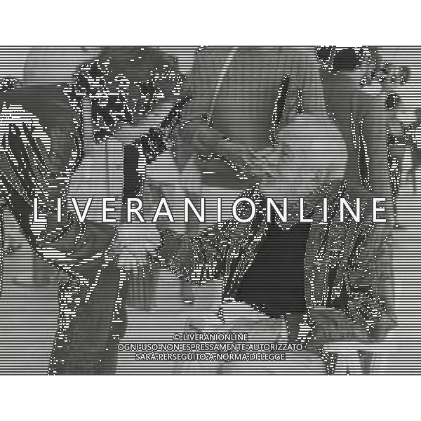 NEG-RETROSPETTIVA JOHN HUSTIN ATTORE NELLA FOTO JOHN HUSTON A CANNES NELL\'ANNO 1984 AG ALDO LIVERANI SAS