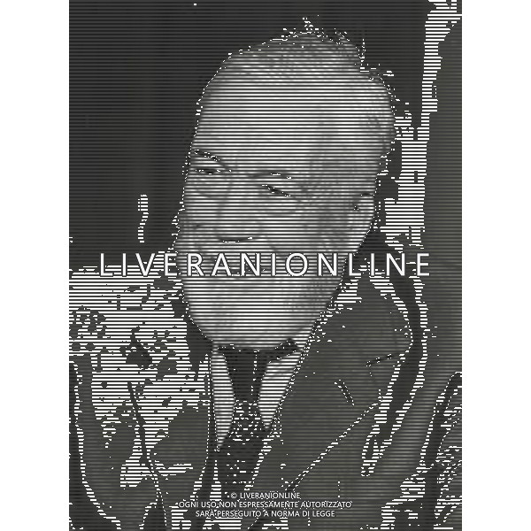 NEG-RETROSPETTIVA JOHN HUSTIN ATTORE NELLA FOTO JOHN HUSTON A CANNES NELL\'ANNO 1984 AG ALDO LIVERANI SAS