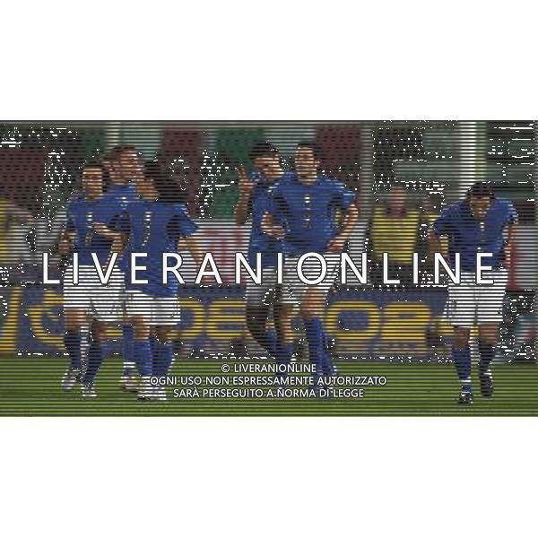 ITALIA-GERMANIA NELLA FOTO: GIOIA GOL DI TONI PH ANDRY/AG LIVERANI