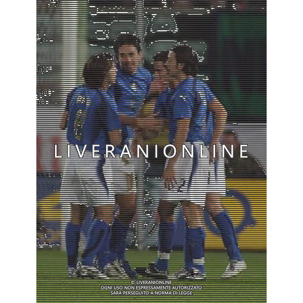 ITALIA-GERMANIA NELLA FOTO: GIOIA GOL DI TONI PH ANDRY/AG LIVERANI