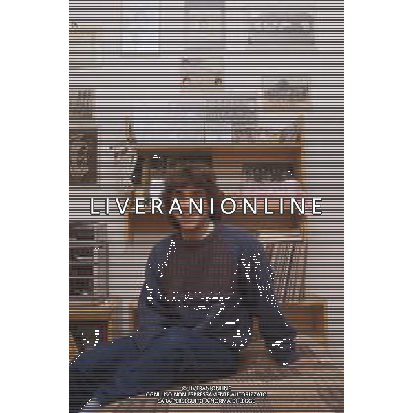 DIAP-RETROSPETTIVA STEFANO BORGONOVO CALCIATORE NELLA FOTO STEFANO BORGONOVO NELL\'ANNO 1985 FOTO MASSIMO BIANCHI-AG ALDO LIVERANI SAS