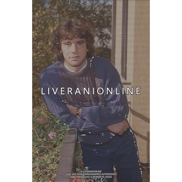 DIAP-RETROSPETTIVA STEFANO BORGONOVO CALCIATORE NELLA FOTO STEFANO BORGONOVO NELL\'ANNO 1985 FOTO MASSIMO BIANCHI-AG ALDO LIVERANI SAS