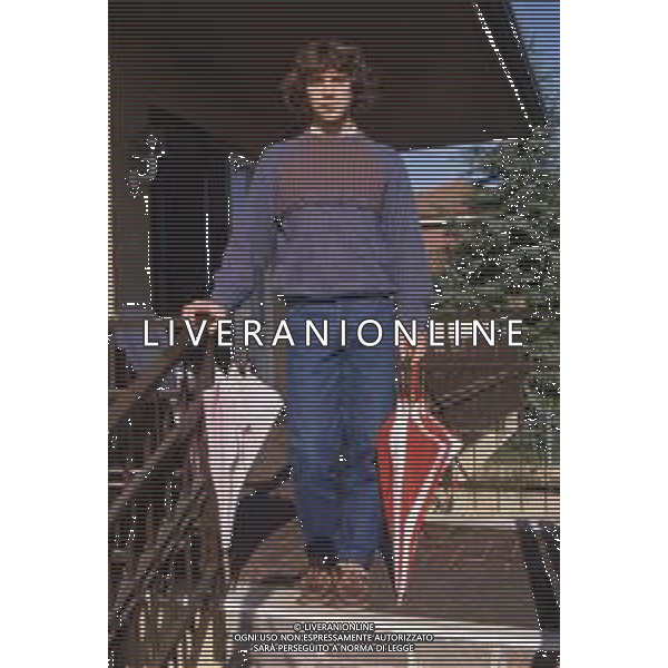 DIAP-RETROSPETTIVA STEFANO BORGONOVO CALCIATORE NELLA FOTO STEFANO BORGONOVO NELL\'ANNO 1985 FOTO MASSIMO BIANCHI-AG ALDO LIVERANI SAS