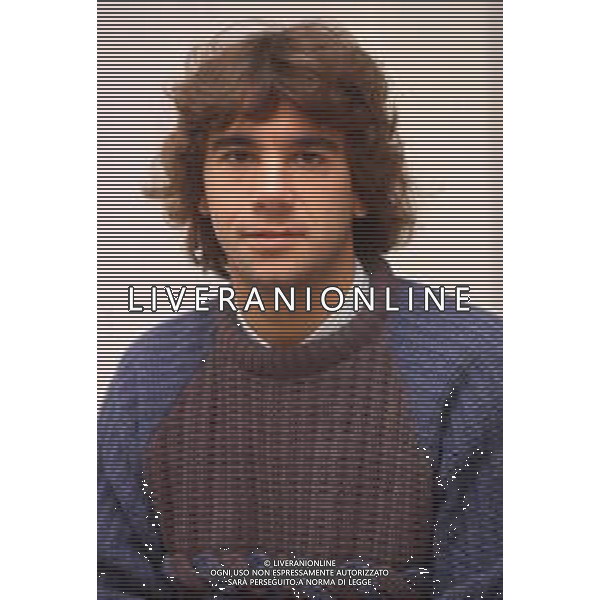 DIAP-RETROSPETTIVA STEFANO BORGONOVO CALCIATORE NELLA FOTO STEFANO BORGONOVO NELL\'ANNO 1985 FOTO MASSIMO BIANCHI-AG ALDO LIVERANI SAS