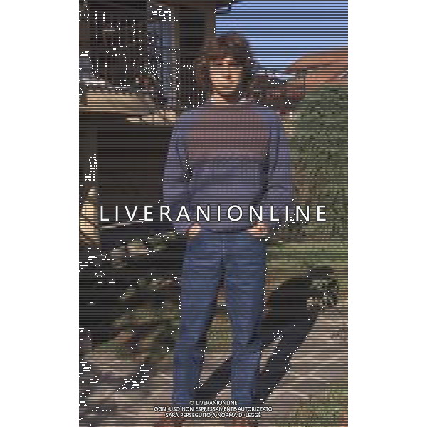 DIAP-RETROSPETTIVA STEFANO BORGONOVO CALCIATORE NELLA FOTO STEFANO BORGONOVO NELL\'ANNO 1985 FOTO MASSIMO BIANCHI-AG ALDO LIVERANI SAS