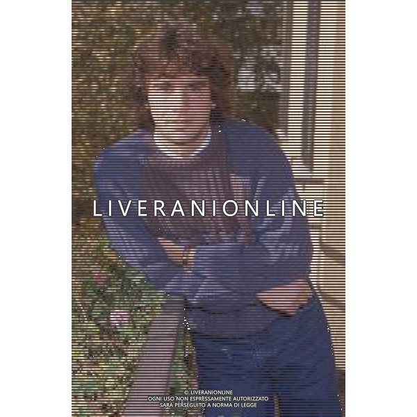 DIAP-RETROSPETTIVA STEFANO BORGONOVO CALCIATORE NELLA FOTO STEFANO BORGONOVO NELL\'ANNO 1985 FOTO MASSIMO BIANCHI-AG ALDO LIVERANI SAS