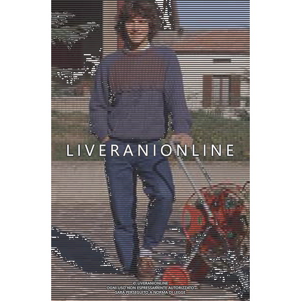 DIAP-RETROSPETTIVA STEFANO BORGONOVO CALCIATORE NELLA FOTO STEFANO BORGONOVO NELL\'ANNO 1985 FOTO MASSIMO BIANCHI-AG ALDO LIVERANI SAS