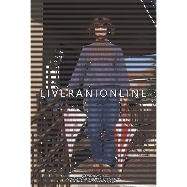 DIAP-RETROSPETTIVA STEFANO BORGONOVO CALCIATORE NELLA FOTO STEFANO BORGONOVO NELL\'ANNO 1985 FOTO MASSIMO BIANCHI-AG ALDO LIVERANI SAS