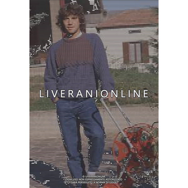 DIAP-RETROSPETTIVA STEFANO BORGONOVO CALCIATORE NELLA FOTO STEFANO BORGONOVO NELL\'ANNO 1985 FOTO MASSIMO BIANCHI-AG ALDO LIVERANI SAS