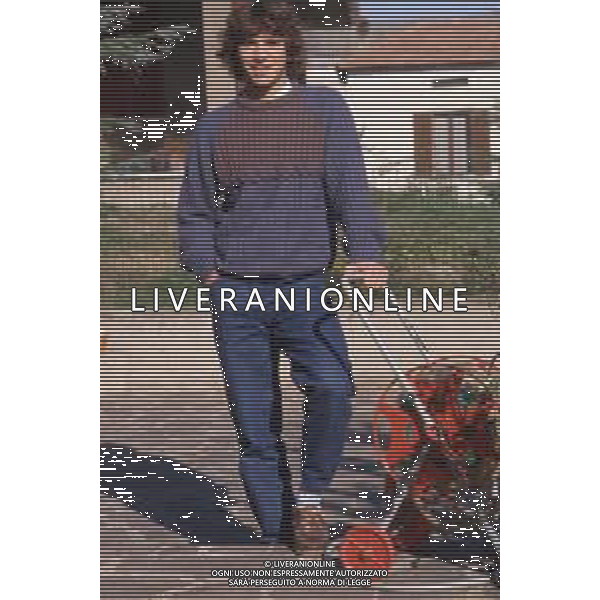 DIAP-RETROSPETTIVA STEFANO BORGONOVO CALCIATORE NELLA FOTO STEFANO BORGONOVO NELL\'ANNO 1985 FOTO MASSIMO BIANCHI-AG ALDO LIVERANI SAS