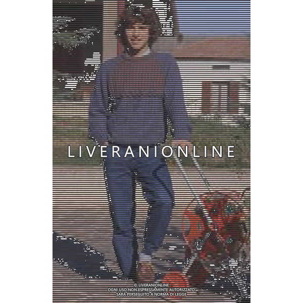 DIAP-RETROSPETTIVA STEFANO BORGONOVO CALCIATORE NELLA FOTO STEFANO BORGONOVO NELL\'ANNO 1985 FOTO MASSIMO BIANCHI-AG ALDO LIVERANI SAS