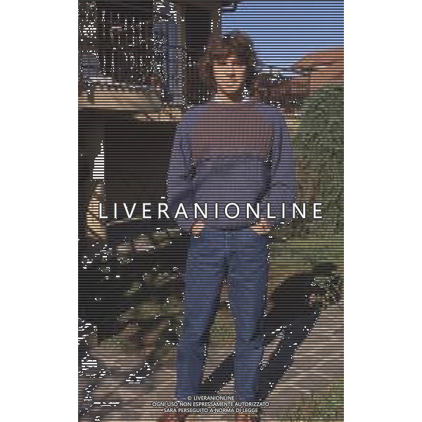 DIAP-RETROSPETTIVA STEFANO BORGONOVO CALCIATORE NELLA FOTO STEFANO BORGONOVO NELL\'ANNO 1985 FOTO MASSIMO BIANCHI-AG ALDO LIVERANI SAS