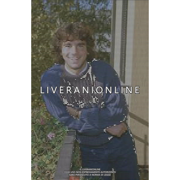 DIAP-RETROSPETTIVA STEFANO BORGONOVO CALCIATORE NELLA FOTO STEFANO BORGONOVO NELL\'ANNO 1985 FOTO MASSIMO BIANCHI-AG ALDO LIVERANI SAS