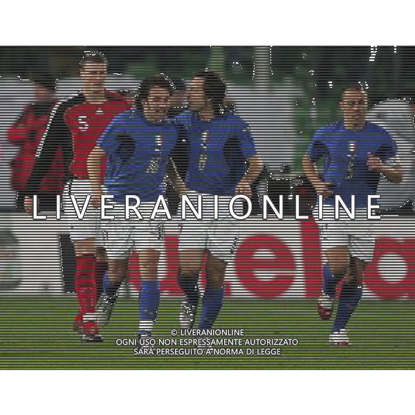 ITALIA-GERMANIA NELLA FOTO: ESULTANZA PER IL GOL DI DEL PIERO PH ANDRY/AG LIVERANI