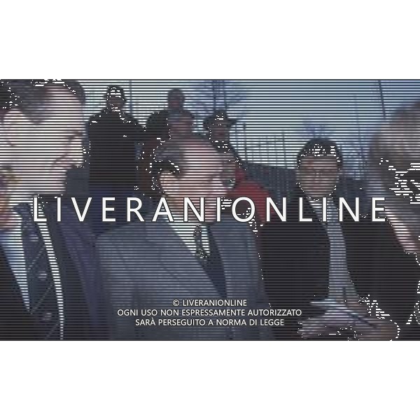 DIAP-RETROSPETTIVA SILVIO BERLUSCONI PRESIDENTE MILAN E PRESIDENTE RUGBY MEDIOLANUM NELLA FOTO SILVIO BERLUSCONI A MILANO NELL\'ANNO 1991-1992 IN VISITA ALLA SQUADRA DI RUGBY AG ALDO LIVERANI SAS