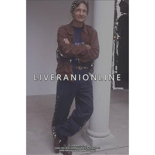 DIAP-RETROSPETTIVA VITTORIO MEZZOGIORNO ATTORE NNELLA FOTO VITTORIO MEZZOGIORNO A MILANO NELL\'ANNO 1991 AG ALDO LIVERANI SAS