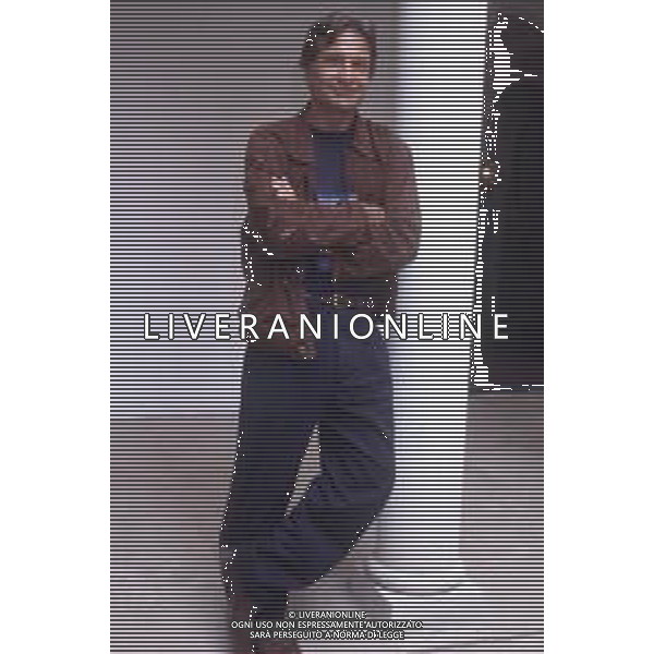 DIAP-RETROSPETTIVA VITTORIO MEZZOGIORNO ATTORE NNELLA FOTO VITTORIO MEZZOGIORNO A MILANO NELL\'ANNO 1991 AG ALDO LIVERANI SAS