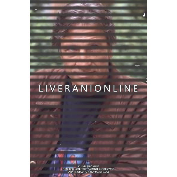 DIAP-RETROSPETTIVA VITTORIO MEZZOGIORNO ATTORE NNELLA FOTO VITTORIO MEZZOGIORNO A MILANO NELL\'ANNO 1991 AG ALDO LIVERANI SAS