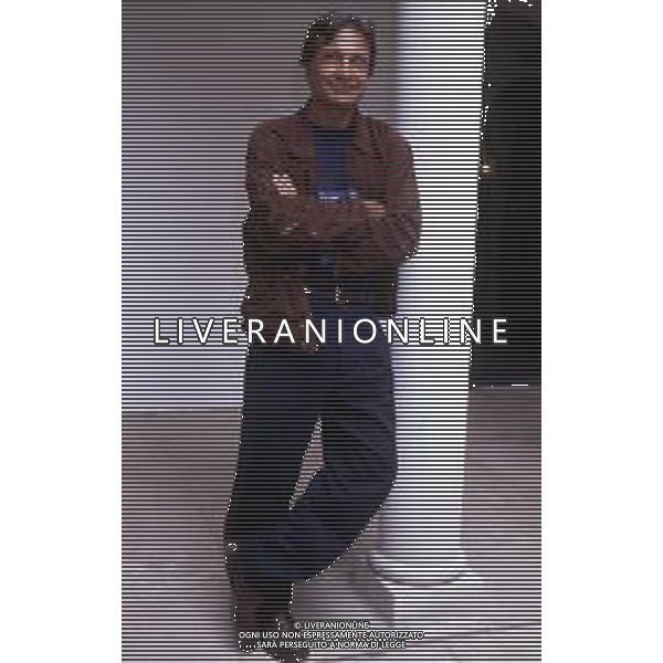 DIAP-RETROSPETTIVA VITTORIO MEZZOGIORNO ATTORE NNELLA FOTO VITTORIO MEZZOGIORNO A MILANO NELL\'ANNO 1991 AG ALDO LIVERANI SAS