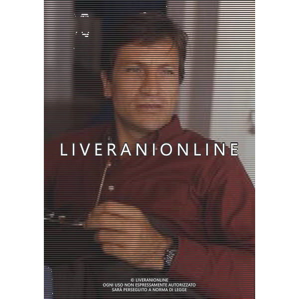 DIAP-RETROSPETTIVA VITTORIO MEZZOGIORNO ATTORE NNELLA FOTO VITTORIO MEZZOGIORNO A MILANO NELL\'ANNO 1991 AG ALDO LIVERANI SAS