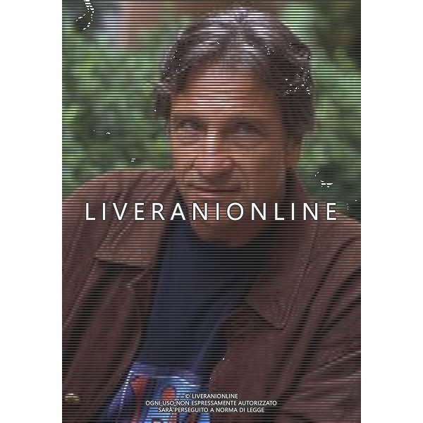 DIAP-RETROSPETTIVA VITTORIO MEZZOGIORNO ATTORE NNELLA FOTO VITTORIO MEZZOGIORNO A MILANO NELL\'ANNO 1991 AG ALDO LIVERANI SAS