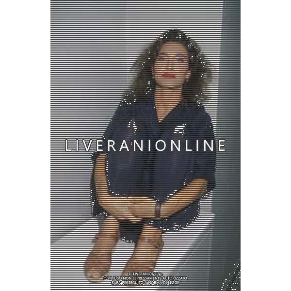 DIAP-RETROSPETTIVA GRAZIA DI MICHELE CANTANTE NELLA FOTO GRAZIA DI MICHELE A SANREMO NELL\'ANNO 1991 AG ALDO LIVERANI SAS