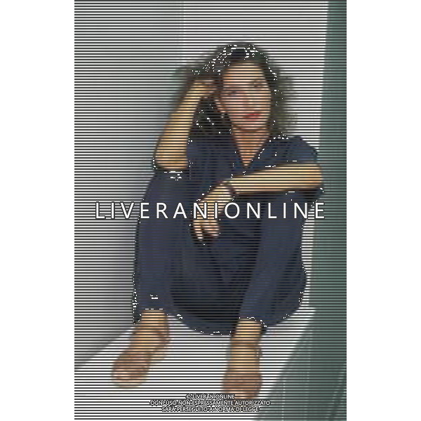 DIAP-RETROSPETTIVA GRAZIA DI MICHELE CANTANTE NELLA FOTO GRAZIA DI MICHELE A SANREMO NELL\'ANNO 1991 AG ALDO LIVERANI SAS