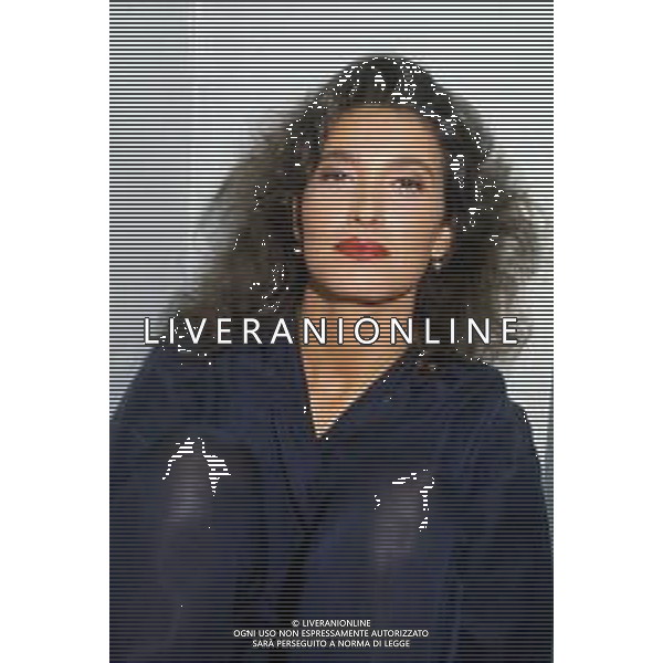 DIAP-RETROSPETTIVA GRAZIA DI MICHELE CANTANTE NELLA FOTO GRAZIA DI MICHELE A SANREMO NELL\'ANNO 1991 AG ALDO LIVERANI SAS